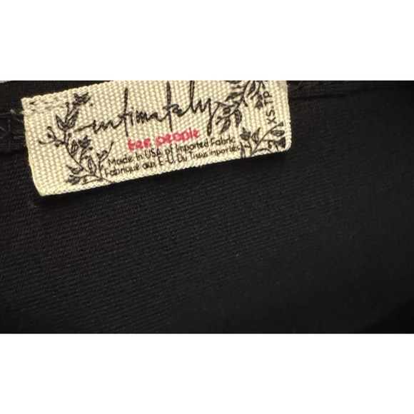 Free People Keep It Sleek Black V Neck Bodysuit Size XS - Picture 8 of 8